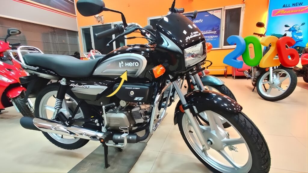 Hero Splendor Plus – 100cc engine bike comes with 80Kmpl mileage in budget price